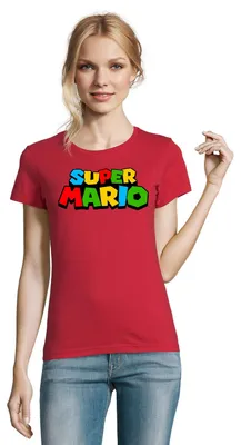 Produktbild von Damen Super Mario Retro Gamer Gaming Konsole Spiele
