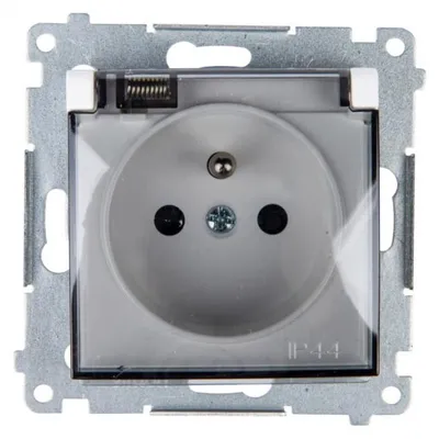 Produktbild von Kontakt-Simon DGZ1BUZ.01/11A, Weiß, Kunststoff, IP44, 250 V, 75 mm, 45 mm