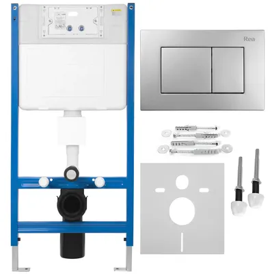Obrázok produktu pre Rea Podomietkový Wc Systém K011a-q + Tlačidlá J Satin