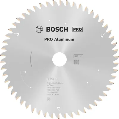 Immagine prodotto di Bosch Standard for Aluminium - Kreissägeblatt - für Aluminium - 165 mm - 54 Zähne