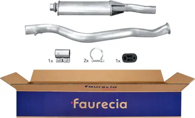 Image de Silencieux central FAURECIA Expertise aprèspour PEUGEOT 106