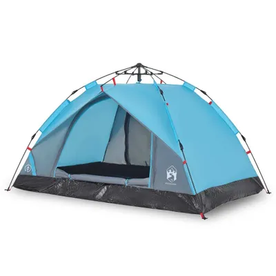 Produktbild von Kuppel-Campingzelt 2 Personen Blau Quick Release