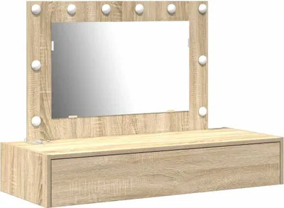 Obrázek produktu pro vidaXL Toaletní stolek s úložným prostorem hnědý 100 x 40 x 70 cm Materiál na bázi dřeva