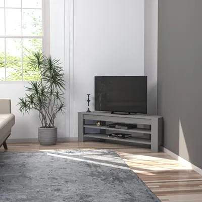 Immagine prodotto di Skye Decor, Corner - Grey, mobile TV, grigio, 100% pannelli truciolari rivestiti in melamina, 30 x 120 x 40 cm