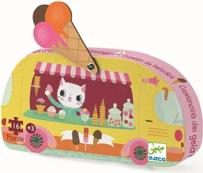 Produktbild von Puzzle „Eiswagen“, Djeco