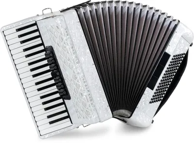Zdjęcie produktu dla Klasyczny akordeon Cantabile Secondo V 96 Bass biały