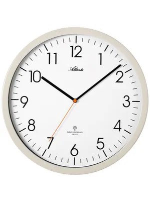 Produktbild von Atlanta Wanduhr, Funk, Ø 30,5 cm, 4382-0
