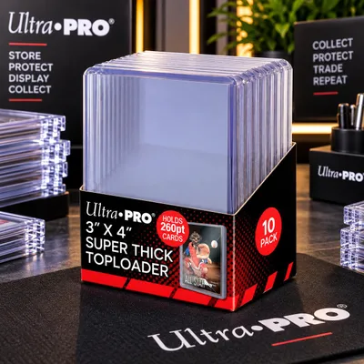 Productafbeelding van Ultra Pro Toploader 260PT, 10 stuks, AI-gegenereerde afbeelding