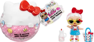 Zdjęcie produktu dla L.O.L. Surprise! Loves Hello Kitty & Friends Tots Core Characters Asst in Sidekick, Mini lalka, Damski, 4 lat(a), Wielobarwny