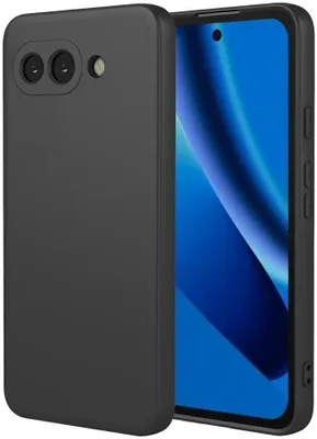 Zdjęcie produktu dla Etui do Google Pixel 10a - Etui na tył Silikonowe Phonesta Soft Silk - Czarne