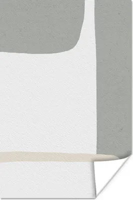 Produktbild von MuchoWow® Poster Abstrakt - Minimalismus - Design 120x180 cm - Kunstposter