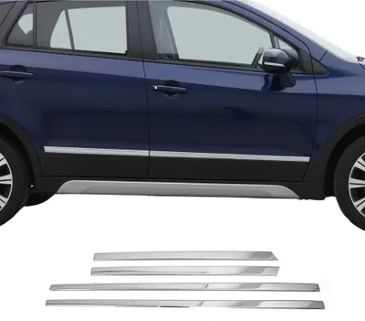 Image de Bande baguette de porte latérale pour Suzuki SX4 S Cross 2013-2017 inox 4Pcs