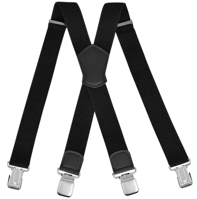 Productafbeelding van Bretels heren - Met 4 metalen clips - Verstelbaar - One size
