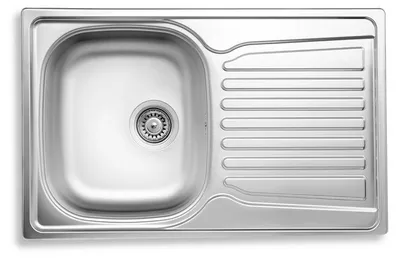Immagine prodotto di Lavello Novaservis 49x78 con gocciolatoio e troppopieno in acciaio inox