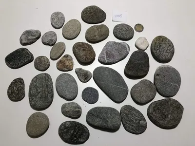 30 flache Flusssteine, Kieselsteine, Dekosteine, Basteln, Bemalen