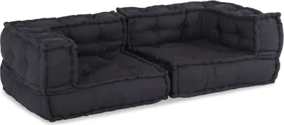 Produktbild von 2-Sitzer-Modulsofa Anthrazit 140x70x36 cm Stoff