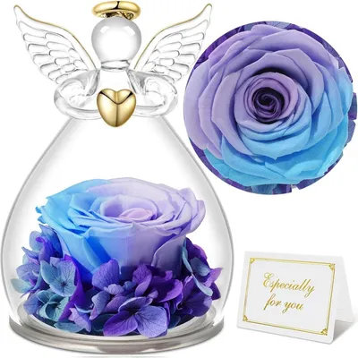Image de Rose éternelle Ange Boîte cadeau Cadeaux de Noël Femmes Maman Mamie Saint-Valentin