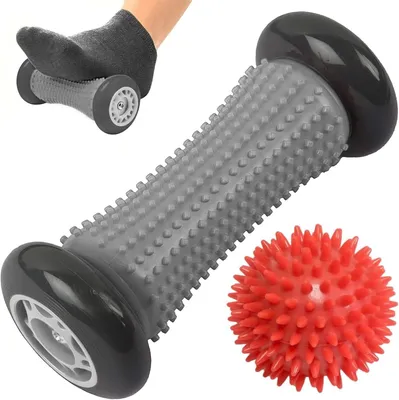 Productafbeelding van Voetmassage roller en set voor de voetzool en de plantaire fascie