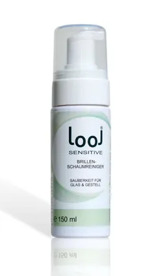 Produktbild von Brillenreiniger, LOOJ Brillenschaum 150 ml, sensitive, ph-neutral alkoholfrei