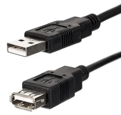 Immagine prodotto di Cavo di prolunga USB (2.0), USB A M - USB A F, 1,8 m, nero