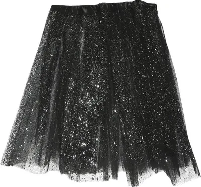 Produktbild von Fiestas Guirca - Ballettröckchen für Damen, Glitzer FG582 (Einheitsgröße) (Schwarz)