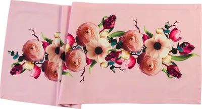 Produktbild von Sander  Bouquet 50x140 eckig - 05 peony - Tischläufer