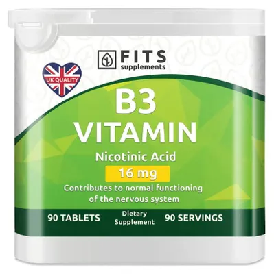 Produktbild von Vitamin B3 16 mg (Niacin) 90 Tabletten