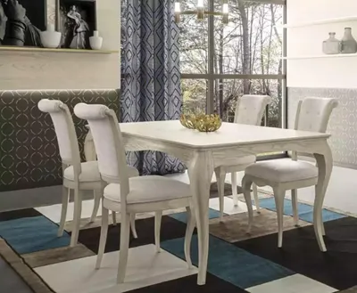 Produktbild von Esszimmer Tisch Esstisch 4x Stuhl Garnitur Tische Stühle Set 5tlg Möbel