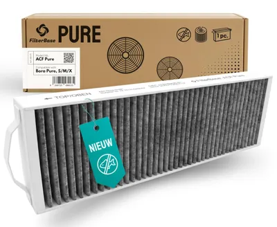 Aktivkohlefilter für Bora Pure, 42,5 x 13 x 5 cm, rechteckig