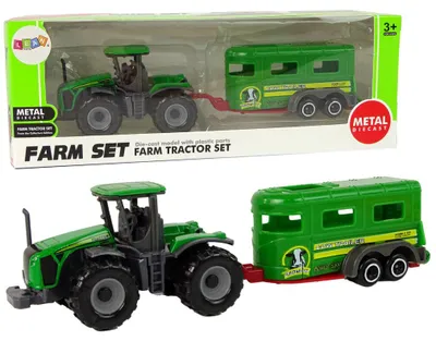 Obrázok produktu pre Traktor z Przyczepą Zielony