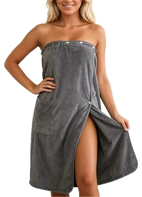 Produktbild von Zzsjkjzm Badeponcho Erwachsene, Saunahandtuch Damen, Handtuch Poncho, Handtuchkl
