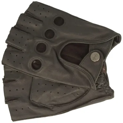Pearlwood Sommerhandschuhe aus 100% Leder ohne Finger in blau