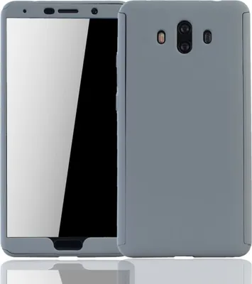 Produktbild von Handyhülle Schutzhülle für Huawei Mate 10 Full Case Cover Displayschutz 360 Grau