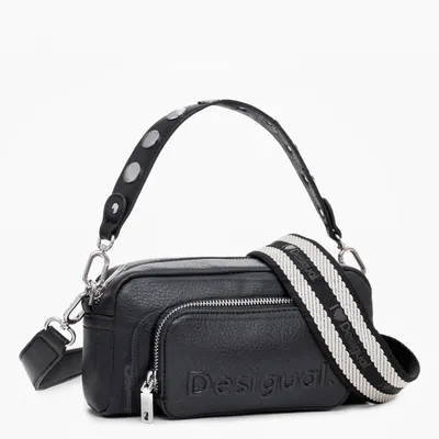 Produktbild von Desigual Half Logo - Umhängetasche 22 cm (black)