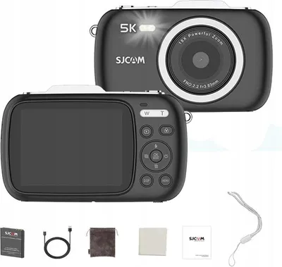 Zdjęcie produktu dla Aparat Cyfrowy SJCAM ZV100 dla Dzieci Młodzieży kamera 5K / 4K WEBCAM 80Mpx