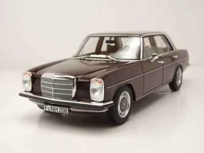 Produktbild von Norev 183778 Mercedes 200 /8 Strichachter W115 1968 dunkelrotbraun 1:18