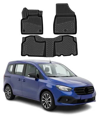 Image de OMAC Tapis de sol pour Mercedes Citan W420 2021-2026 en caoutchouc Noir 4Pcs, Image générée par une IA