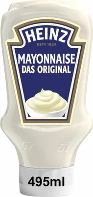 Produktbild von Heinz Einfach Lecker Mayonnaise Kopfstehflasche (495 ml)