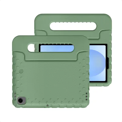 Produktbild von imoshion Schutzhülle mit Handgriff kindersicher Samsung Galaxy Tab A11 / A9 8.7 Zoll - Olive Green