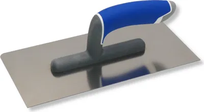 Produktbild von DEWEPRO 3K Glättekelle 270x130mm abgerundetes Edelstahlblatt, 3-K-Griff