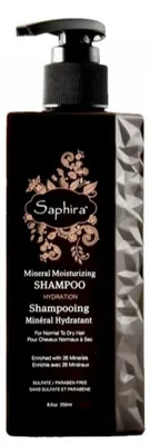 Immagine prodotto di Saphira, Mineral, Hair Shampoo, For Moisturizing, 250 ml