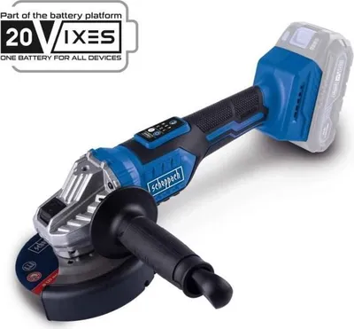 Obrázek produktu pro Úhlová bruska Scheppach BC-AG125-X, bezkartáčová, 125 mm, 20 V IXES, bez akumulátoru a nabíječky