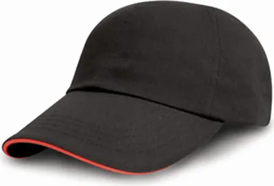 Immagine prodotto di Result Headwear RC050X | Stampatori / Ricamatori Berretto / Cappello - Colore: Nero/Rosso - Taglia: Unica