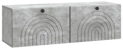 Immagine prodotto di Mobile Porta TV da Muro Grigio Cemento 98 x 31 x 30 cm