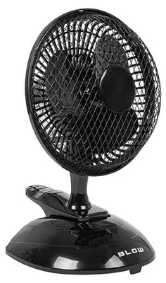 Immagine prodotto di Ventilatore da tavolo 6"/15cm con morsetto 25W 2in1 NERO