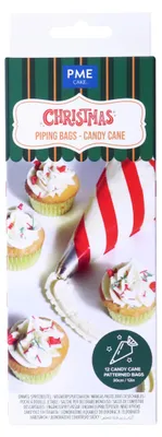 Productafbeelding van Keramische spuitzak voor kerstglazuur - suikerstokjes, kunststof