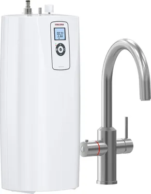 Produktbild von STIEBEL ELTRON neues Kochendwassersystem HOT 2.6 N Premium + 3in1 b (gebürstet), heißes Wasser 95 °C in einer Sekunde, Set mit Armatur, 206271