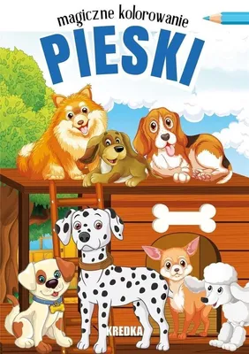Produktbild von Książeczka Pieski Magiczne Kolorowanie dla Dzieci
