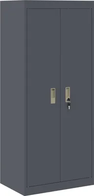 Image de vidaXL Armoire de rangement anthracite 60 x 40 x 140 cm acier