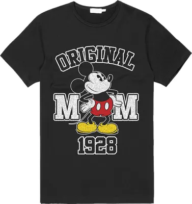 Produktbild von Disney - Mickey Mouse Original Uni X-Large T-Shirt - Schwarz